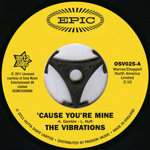 The Vibrations : 'Cause You're Mine (7", RE)