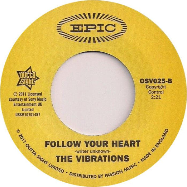 The Vibrations : 'Cause You're Mine (7", RE)