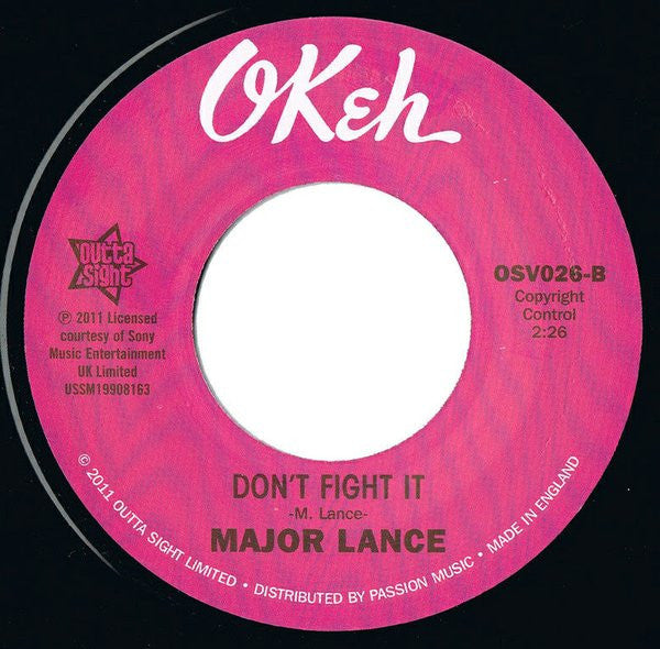 Major Lance : You Don't Want Me No More / Don't Fight It (7", RE)