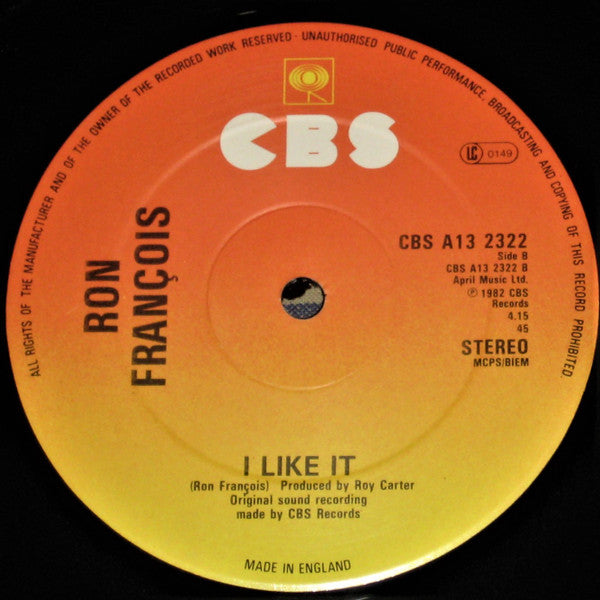 Ron Francois : If You Love Me (12")