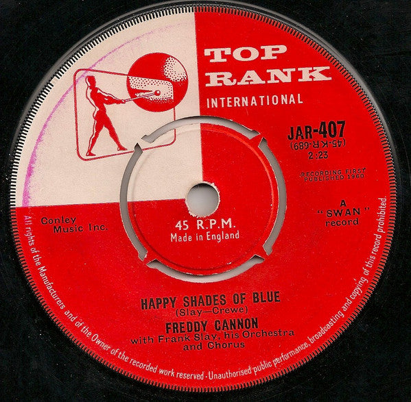 Freddy Cannon : Happy Shades Of Blue (7", 4-p)