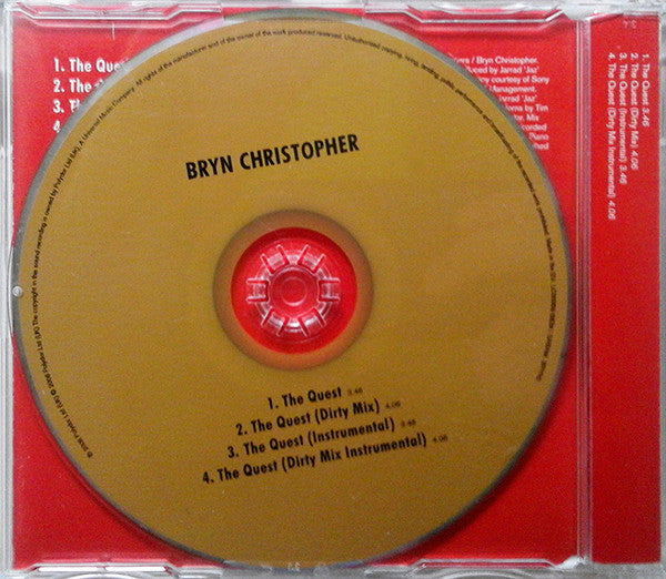Bryn Christopher : The Quest (CD, Single, Promo)
