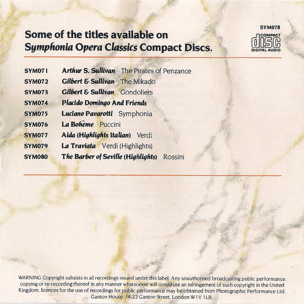 Puccini* : Madame Butterfly Highlights (CD)