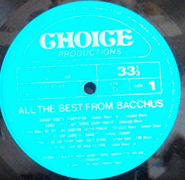 Bacchus (7) : All The Best From Bacchus (LP, Comp)