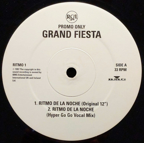 Grand Fiesta : Ritmo De La Noche (12", Promo)