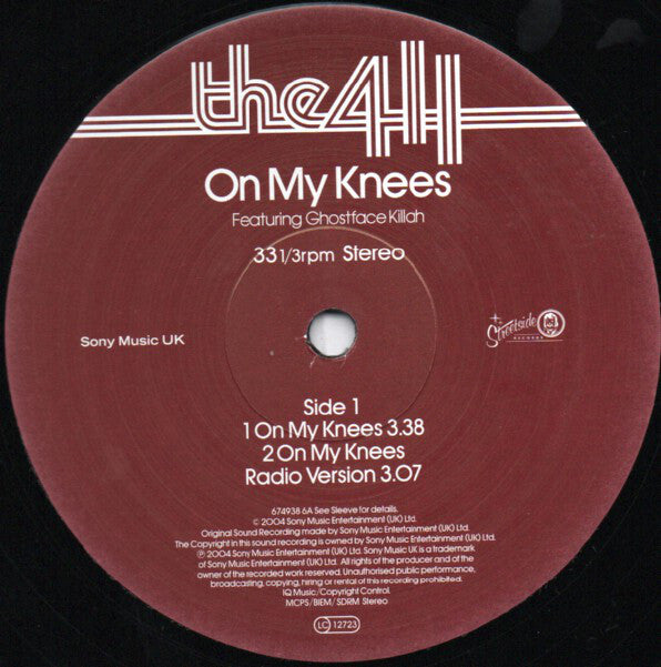 The 411 Featuring Ghostface Killah : On My Knees (12", Single)
