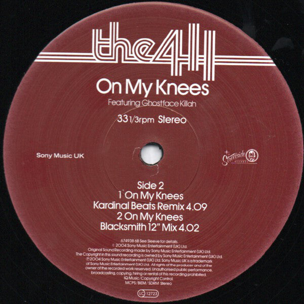 The 411 Featuring Ghostface Killah : On My Knees (12", Single)
