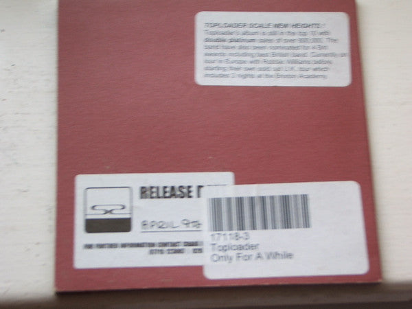 Toploader : Only For A While (CD, Single, Promo)