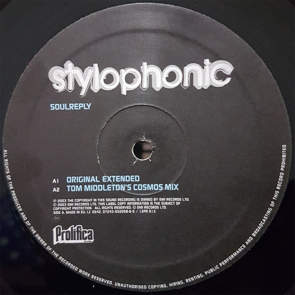 Stylophonic : Soulreply (12")