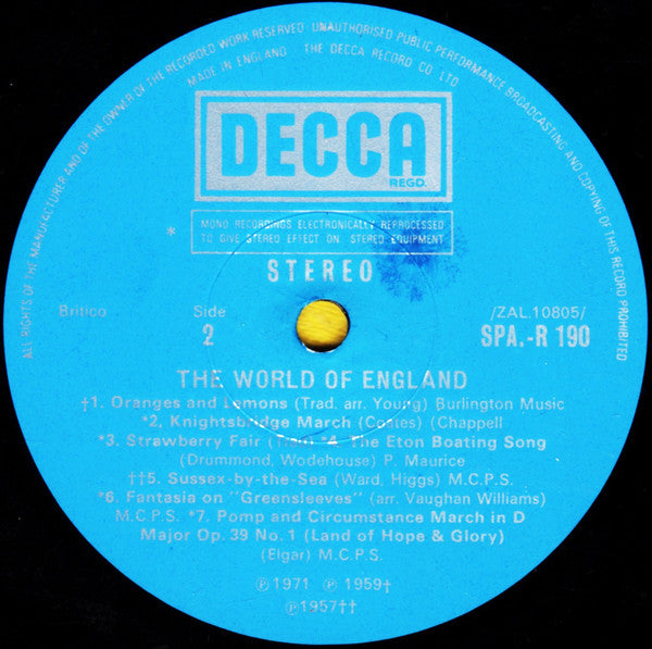 Various : The World Of England (LP, Comp)