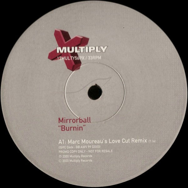 Mirrorball : Burnin (12", Promo)