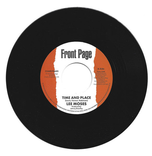 Lee Moses : Time And Place (7", Mono, RE)