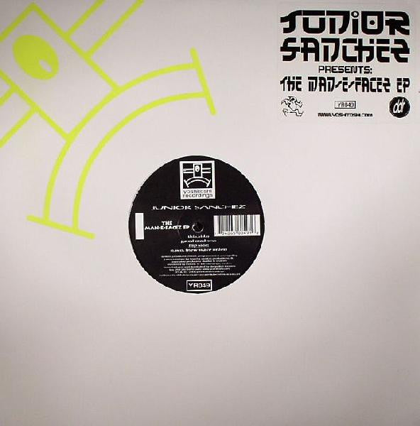Junior Sanchez : The Man-E-Facez EP (2x12", EP)