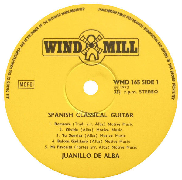 Juanillo De Alba : Spanish Classical Guitar (LP, Album)