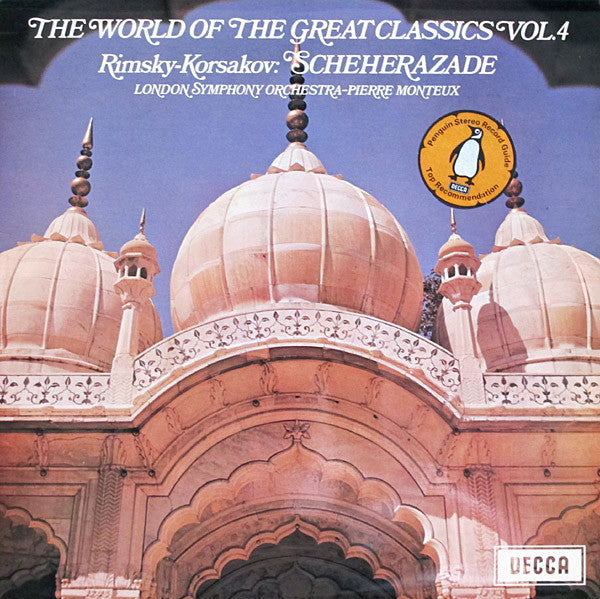 Nikolai Rimsky-Korsakov – London Symphony Orchestra, Pierre Monteux : Scheherazade (LP, Album, RE)