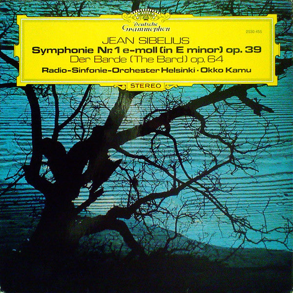 Jean Sibelius / Radion Sinfoniaorkesteri, Okko Kamu : Symphonie Nr. 1 E-moll (In E Minor) Op. 39 / Der Barde (The Bard) Op. 64 (LP)