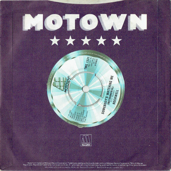 Rockwell : Somebody's Watching Me (7", Kno)