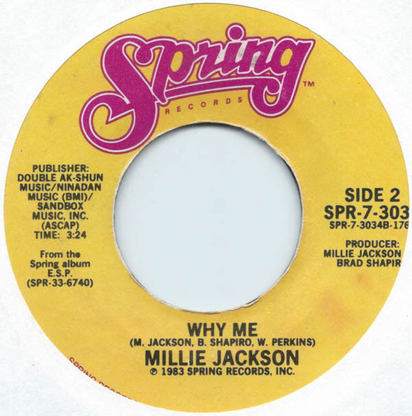 Millie Jackson : I Feel Like Walking In The Rain (7")