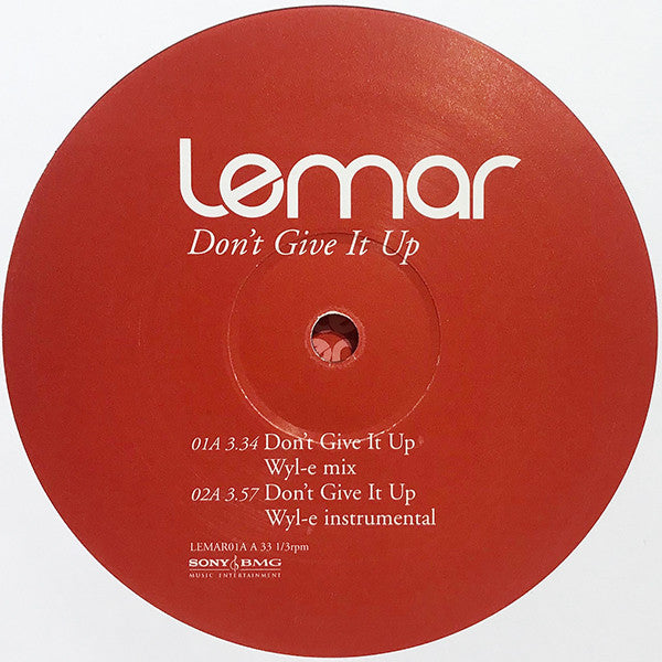 Lemar : Don't Give It Up (12", Promo)