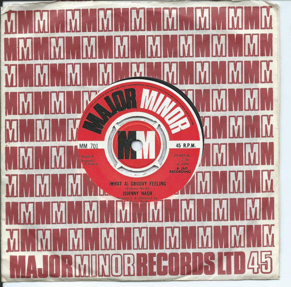 Johnny Nash : (What A) Groovy Feeling (7")