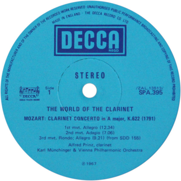 Various : The World Of The Clarinet (LP, Comp)