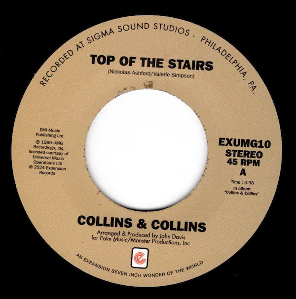 Collins & Collins : Top Of The Stairs (7", Single, RE)