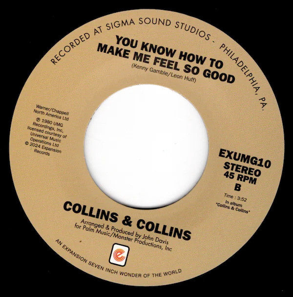 Collins & Collins : Top Of The Stairs (7", Single, RE)
