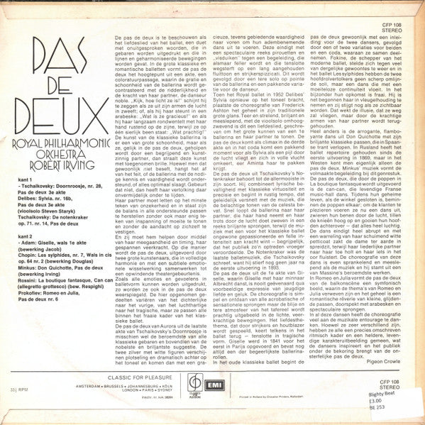 Royal Philharmonic Orchestra, Robert Irving (2) : Pas De Deux (LP, Album)