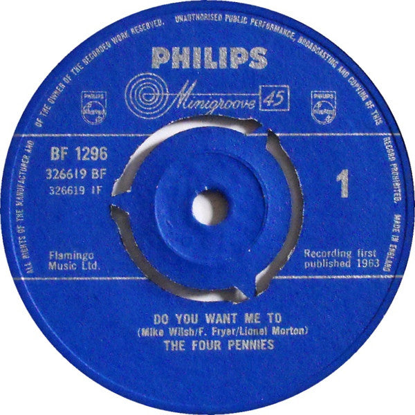 The Four Pennies : Do You Want Me To (7")