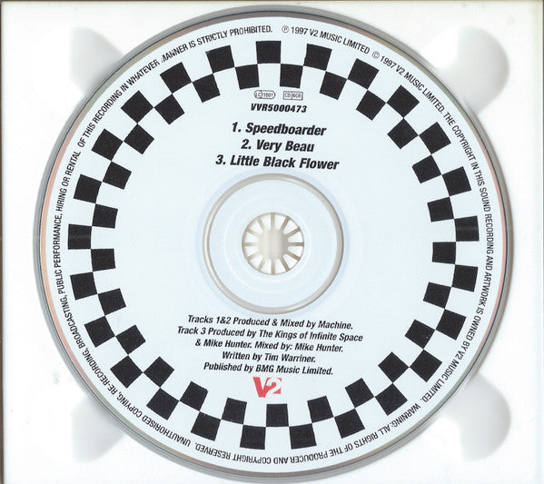 The Kings Of Infinite Space : Speedboarder (CD, Single)