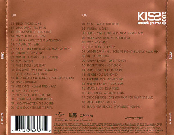 Various : Kiss Smooth Grooves 2000 (2xCD, Comp)