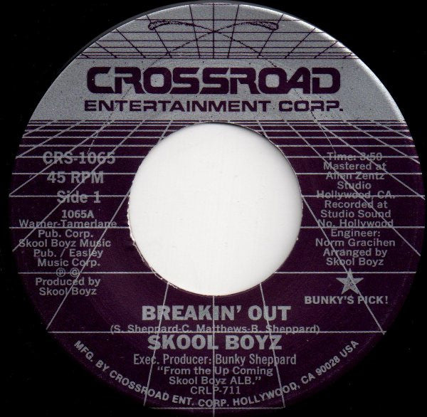 Skool Boyz : Breakin' Out (7")