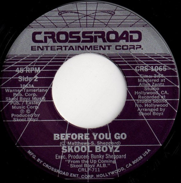 Skool Boyz : Breakin' Out (7")