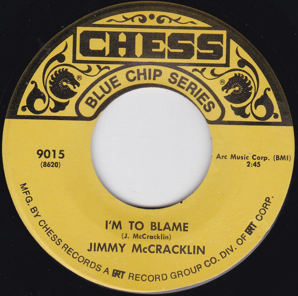 Jimmy McCracklin : The Walk / I'm To Blame (7", Single, RE)