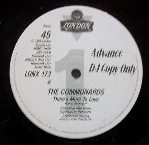 The Communards : There's More To Love (12", Promo)