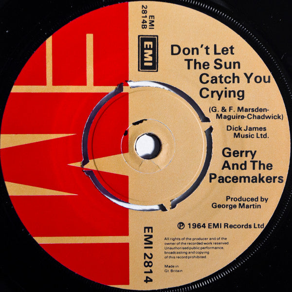 Gerry & The Pacemakers : Ferry Cross The Mersey (7", Single, RE)