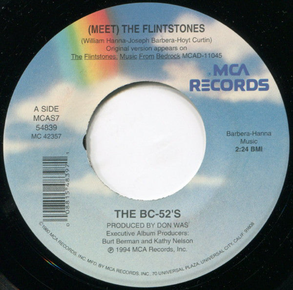 The BC-52's* : (Meet) The Flintstones (7")