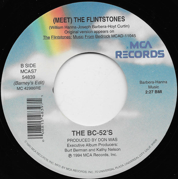 The BC-52's* : (Meet) The Flintstones (7")