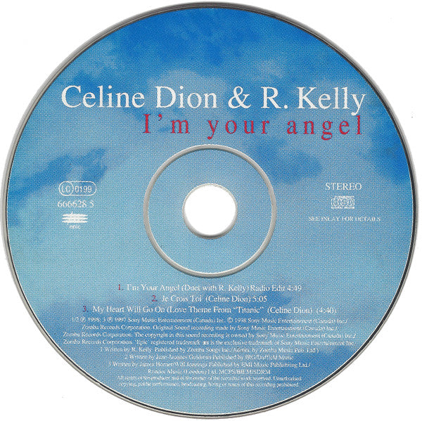 Céline Dion & R. Kelly : I'm Your Angel (CD, Single, CD2)