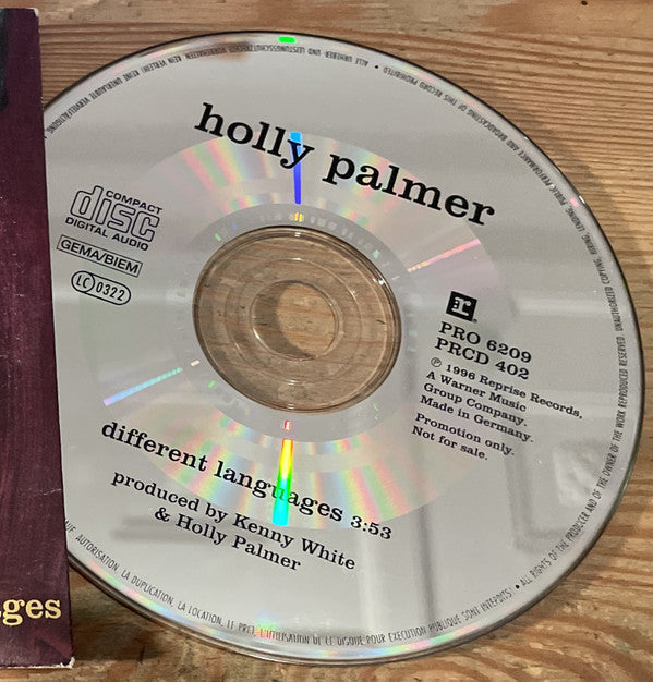 Holly Palmer : Different Languages (CD, Single, Promo)