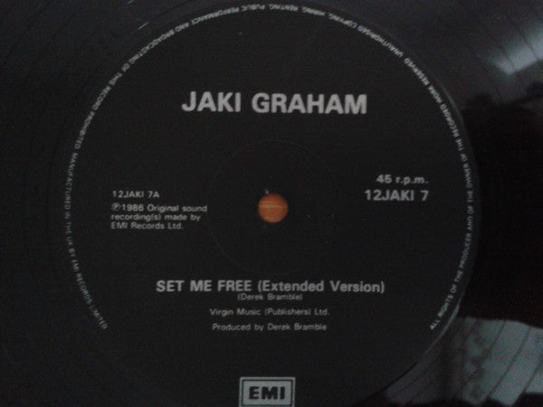 Jaki Graham : Set Me Free (12", Single)