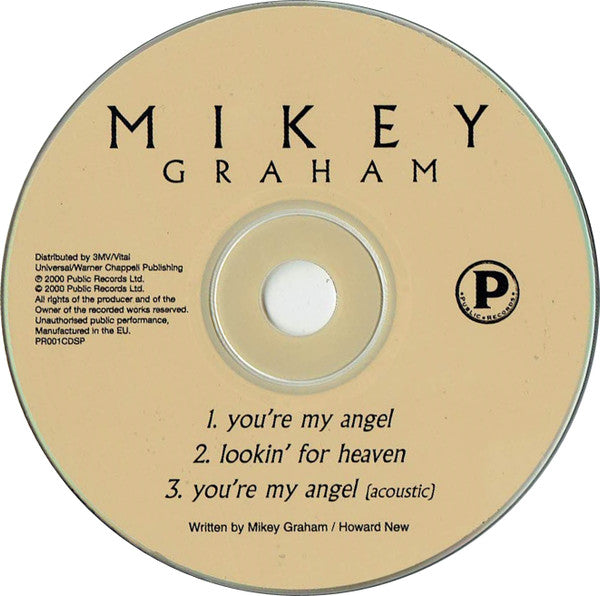 Mikey Graham : You're My Angel (CD, Single, Promo)