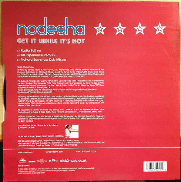 Nodesha : Get It While It's Hot (12")