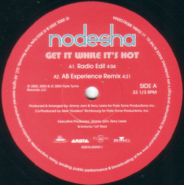 Nodesha : Get It While It's Hot (12")