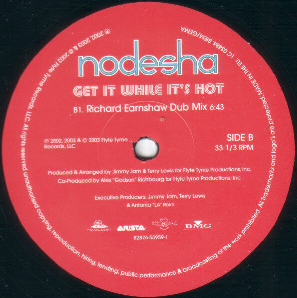 Nodesha : Get It While It's Hot (12")