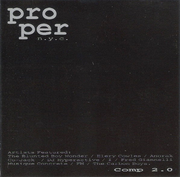 Various : Proper Comp 2.0 (CD, Comp)