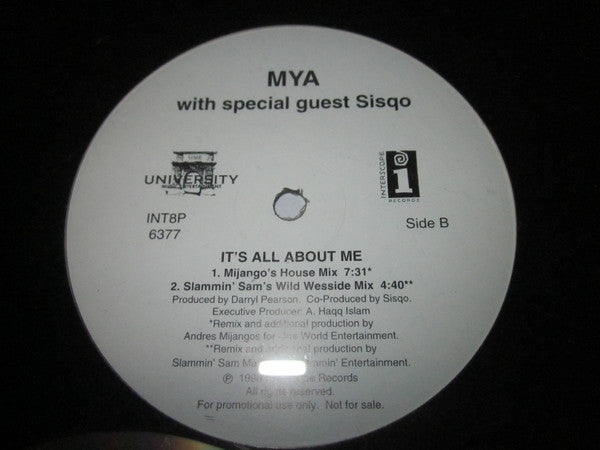 Mya : It's All About Me (12", Promo)