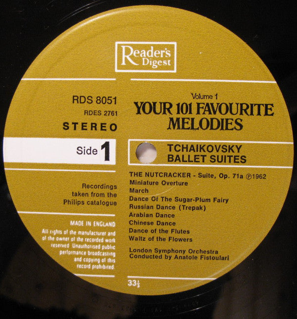 Pyotr Ilyich Tchaikovsky, London Symphony Orchestra : Ballet Suites (LP, Comp)