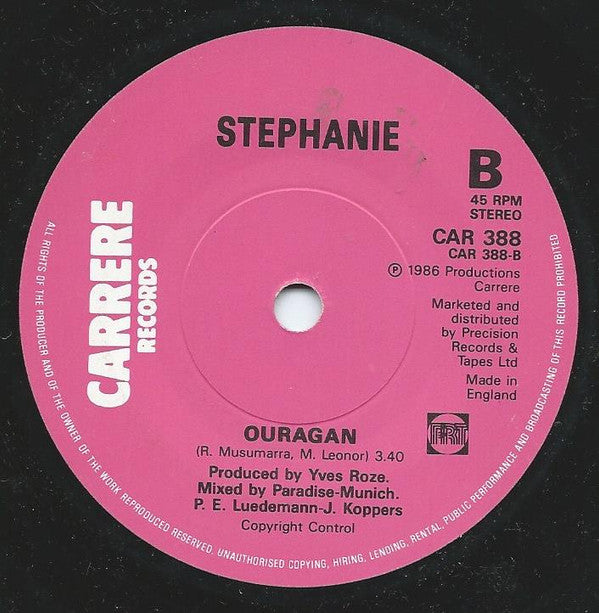 Stephanie (2) : Irresistible (7", Single)