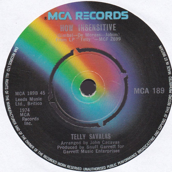 Telly Savalas : You've Lost That Lovin' Feelin' (7")